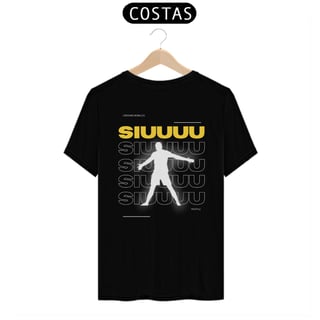 Camisa Preta CR7 SIUUUU