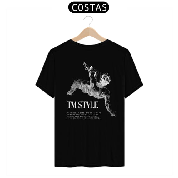 CAMISA CLASSICA PRETA TM STYLE 