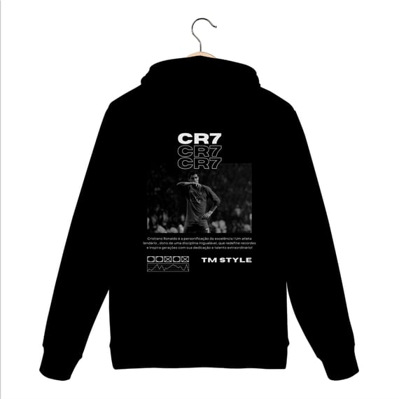 Casaco Preto CR7 CLASSIC