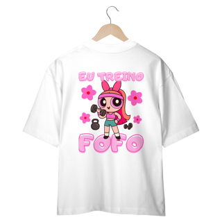 Nome do produtoCamiseta Oversized - Trivus Florzinha Gym (Frente e Costas)