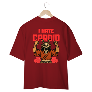 Nome do produtoCamiseta Oversized - Trivus I Hate Cardio 