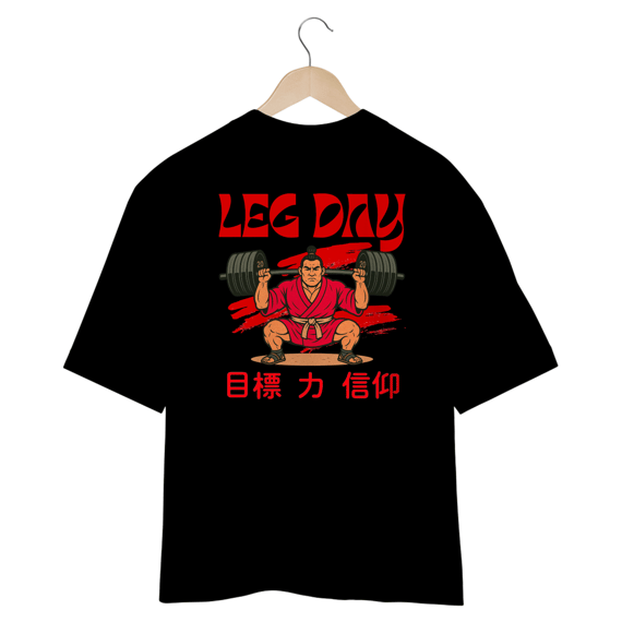 Camiseta Oversized - Trivus Leg Day