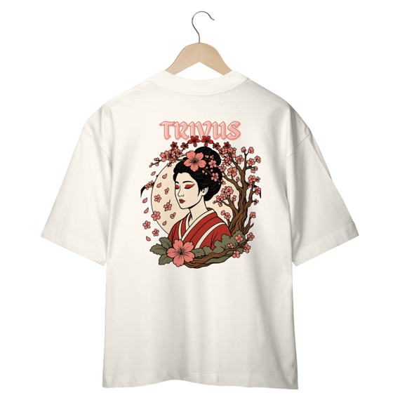 Camiseta Oversized - Trivus Geisha 