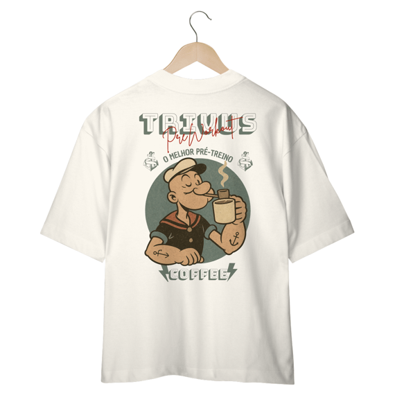 Camiseta Oversized - Trivus Popeye Pré-Workout