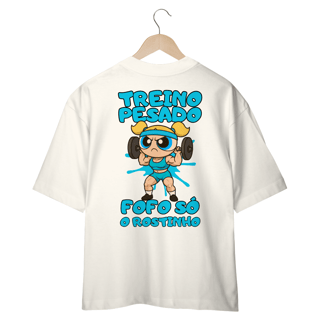 Camiseta Oversized - Trivus Lindinha Gym (Frente e Costas)