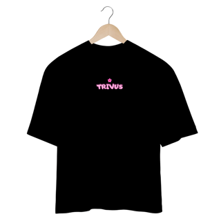 Nome do produtoCamiseta Oversized - Trivus Florzinha Gym (Frente e Costas)