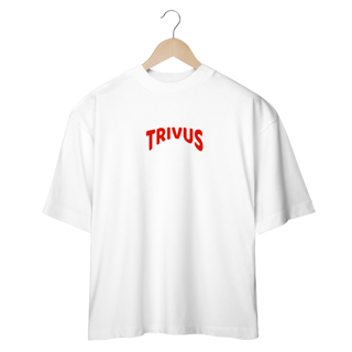 Nome do produtoCamiseta Oversized - Trivus Tomate (Frente e Costas)