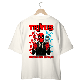 Nome do produtoCamiseta Oversized - Trivus Deadpool (Frente e Costas)