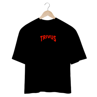 Nome do produtoCamiseta Oversized - Trivus Tomate (Frente e Costas)