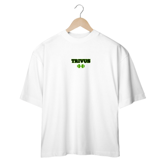 Nome do produtoCamiseta Oversized - Trivus Brócolis (Frente e Costas)