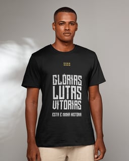 Nome do produto T-Shirt Glorias Lutas Vitorias