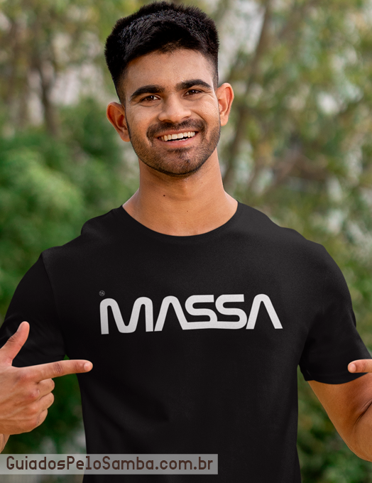 Ta massa unissex camisa escura