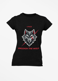Nome do produto Camiseta Lykos Femme – Unleash The Wolf