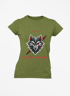 Nome do produto Camiseta Lykos Femme – Unleash The Wolf
