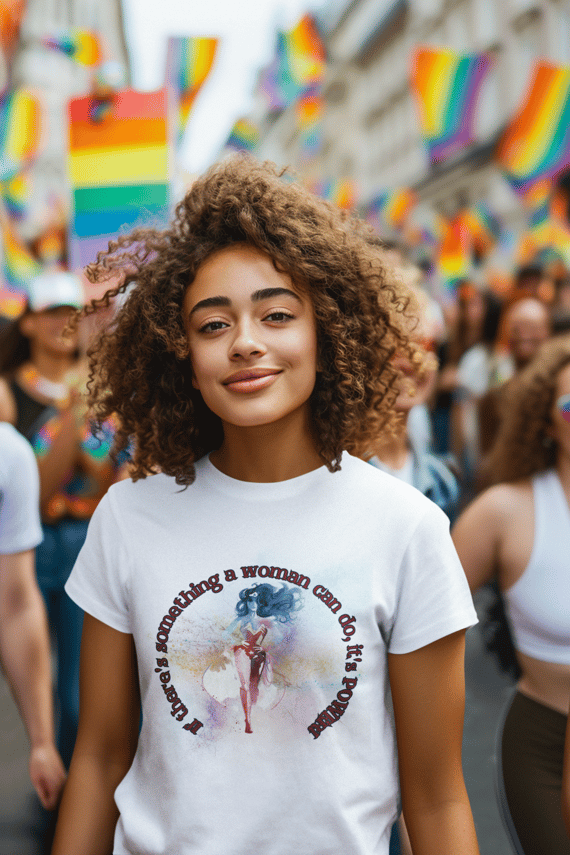 SE TEM UMA COISA QUE MULHER PODE, É PODER!(em inglês))