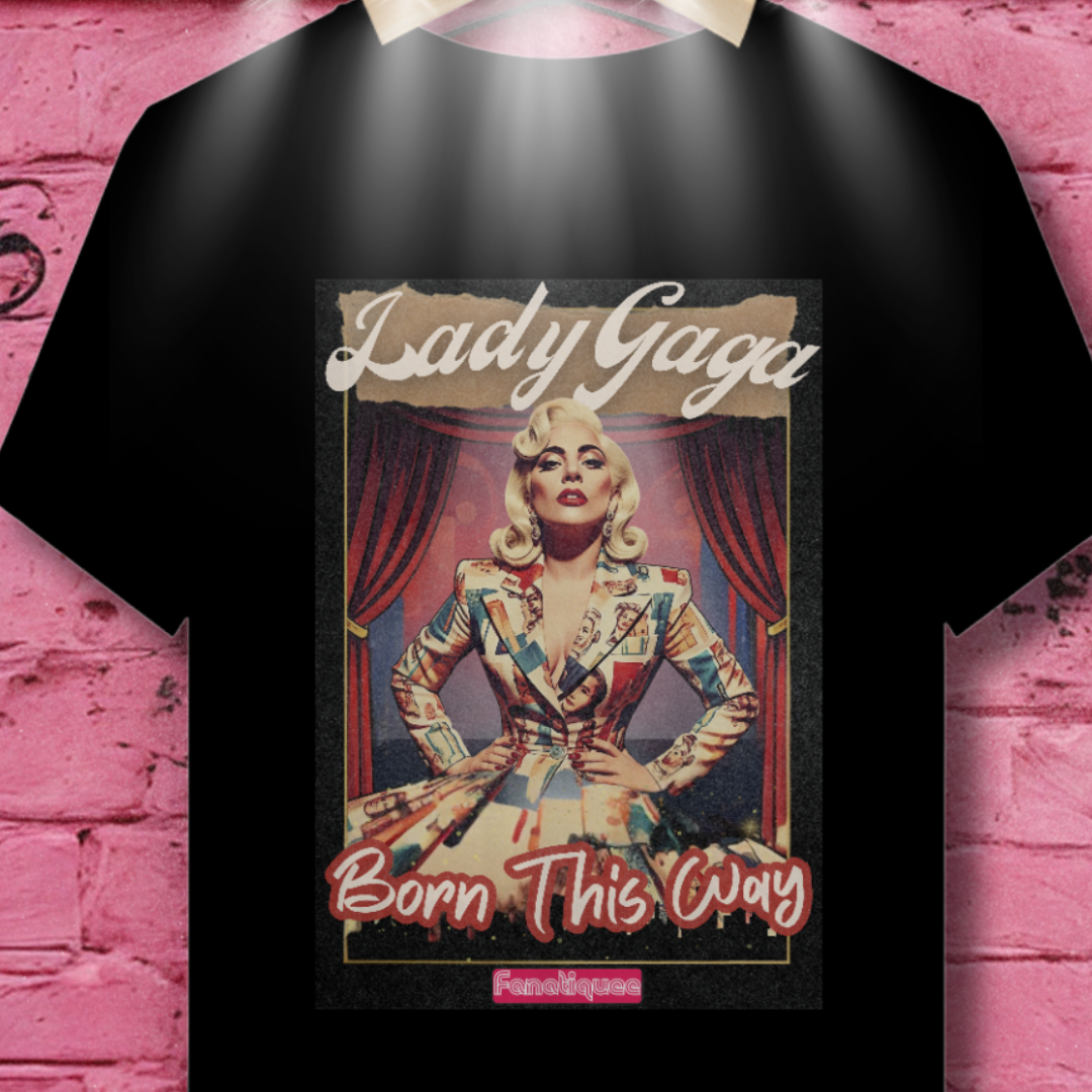Nome do produto: CAMISETA - LADY GAGA