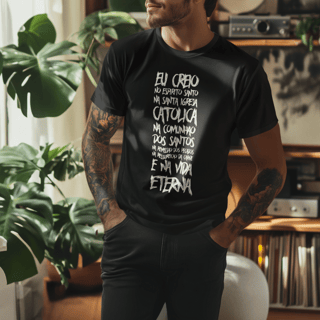Nome do produto Camiseta - Eu Creio