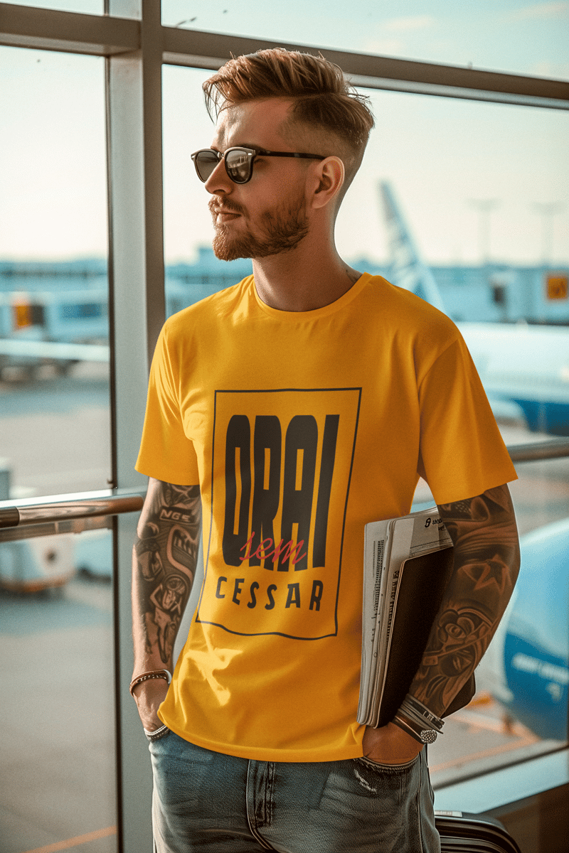 Nome do produto: Camiseta - Orai sem cessar