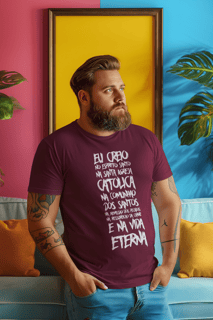 Nome do produto Camiseta - Eu Creio