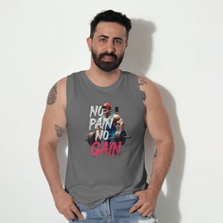 Nome do produto Regata - Mundo Mario - No Pain, No Gain