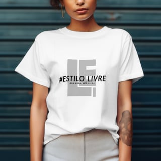Nome do produto T-Shirt - #ESTILO_LIVRE