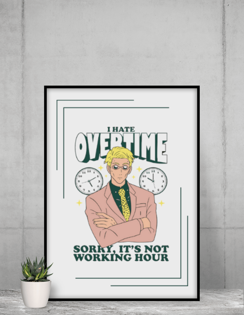 I Hate Overtime - Kento Nanami Nome do produto: I Hate Overtime - Kento Nanami
