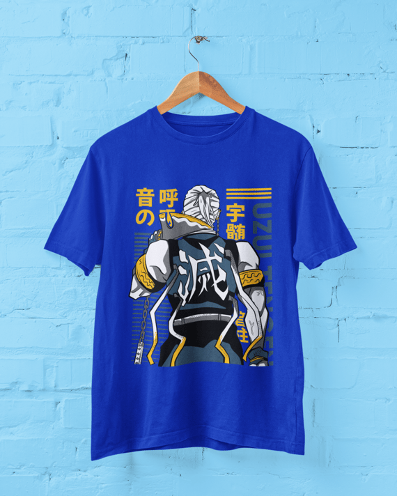 Uzui Azul e Amarelo - Camiseta Unissex