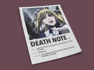 Nome do produtoDeath Note