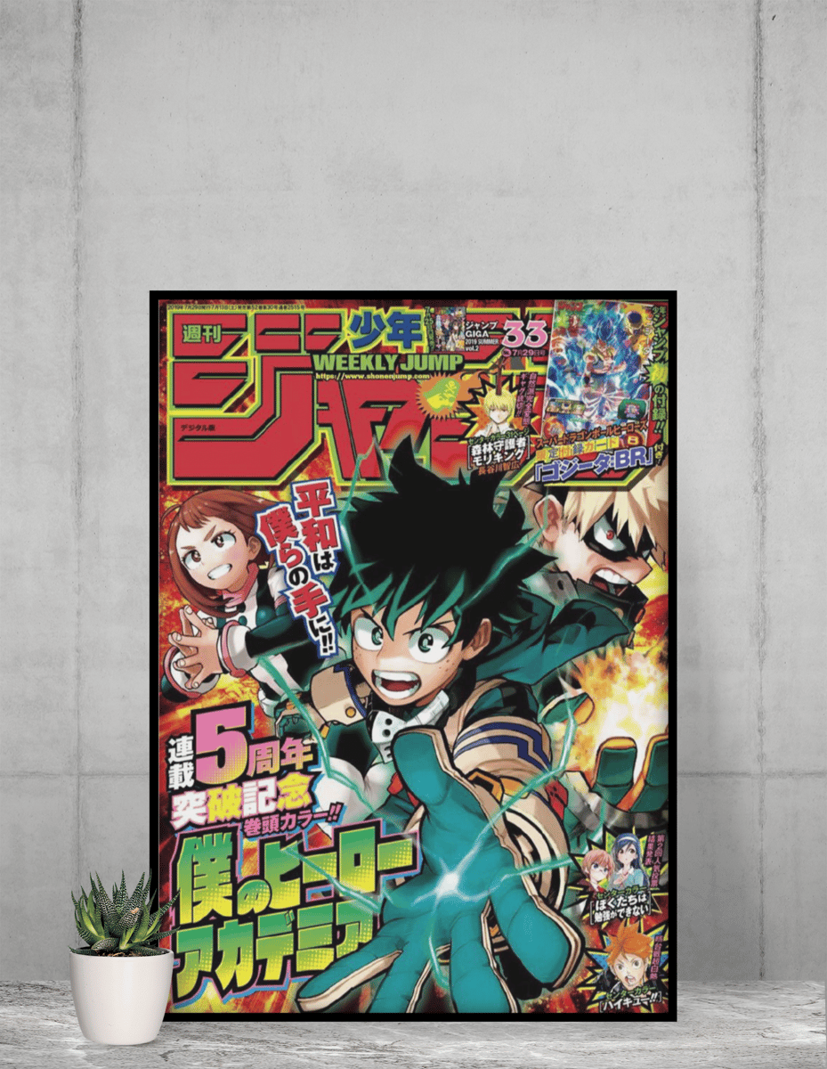 Nome do produto: My Hero Academia - Capa de Revista