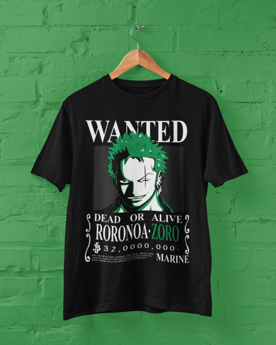 Zoro Procurado - Camiseta Unissex