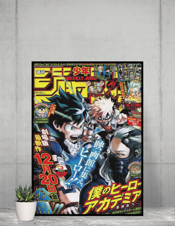 Deku x All For One - Capa de Revista