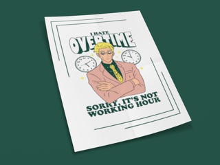 Nome do produtoI Hate Overtime - Kento Nanami