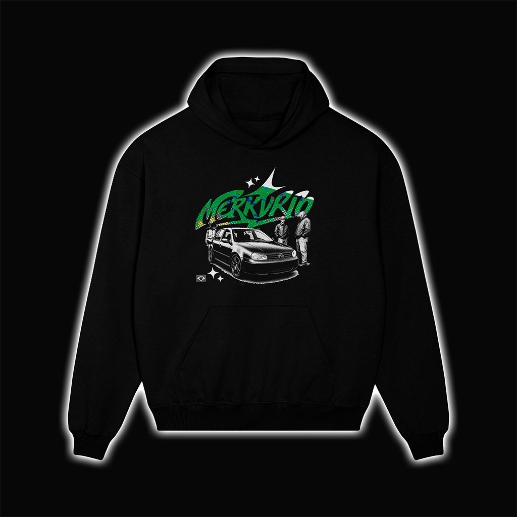 Nome do produto: Moletom Preto Merkvrio CARRO PRETO