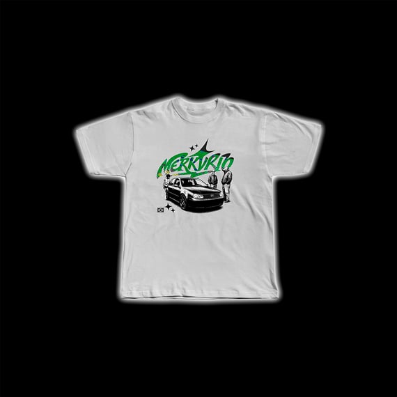 Camisa branca Merkvrio CARRO PRETO 