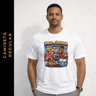 Nome do produto Regular Cartoon Boxe Paul vs Joshua 2025