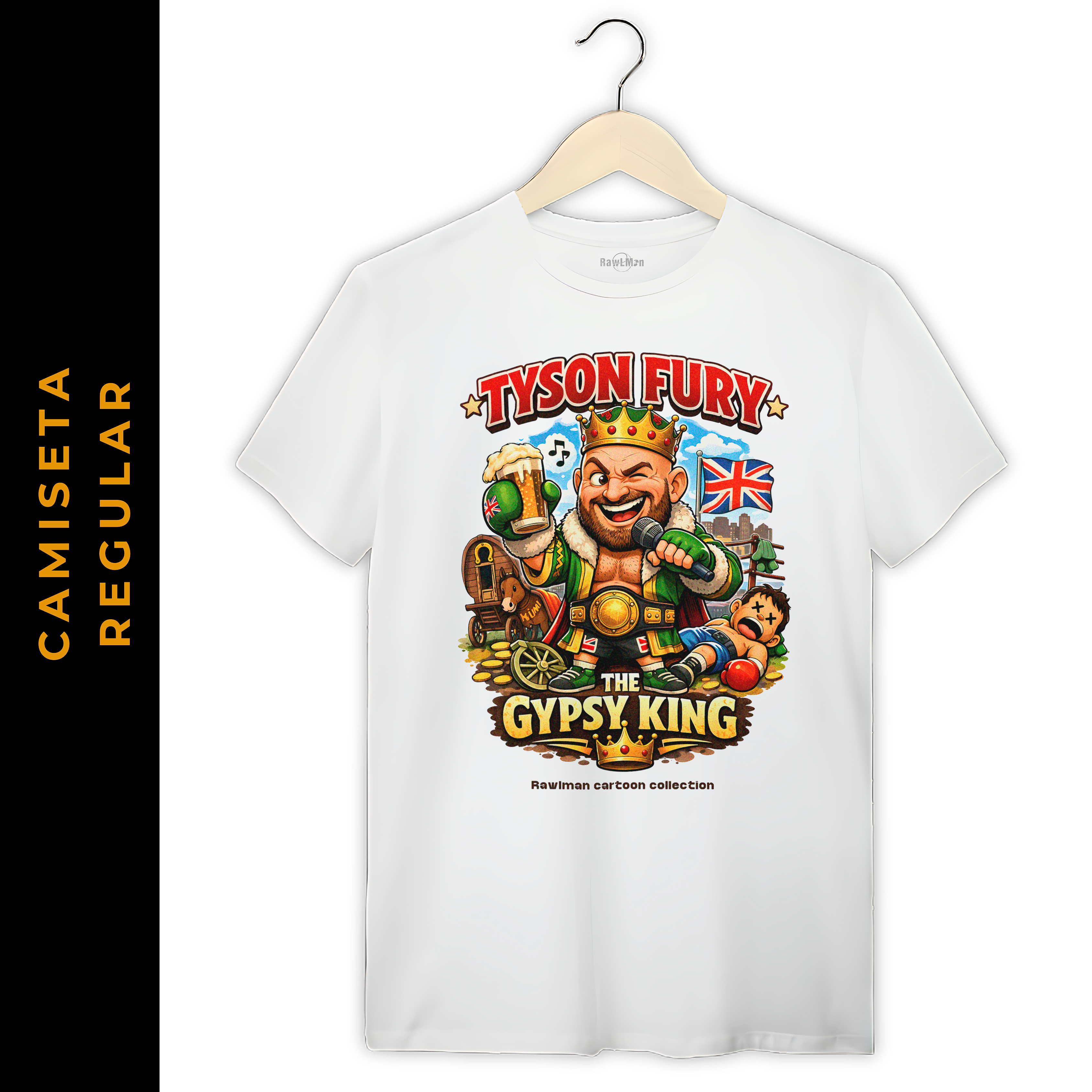 Regular Cartoon Boxe Tyson Fury