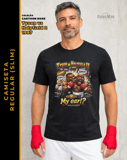 Nome do produto Regular Cartoon Boxe Tyson vs Holyfield II 1997