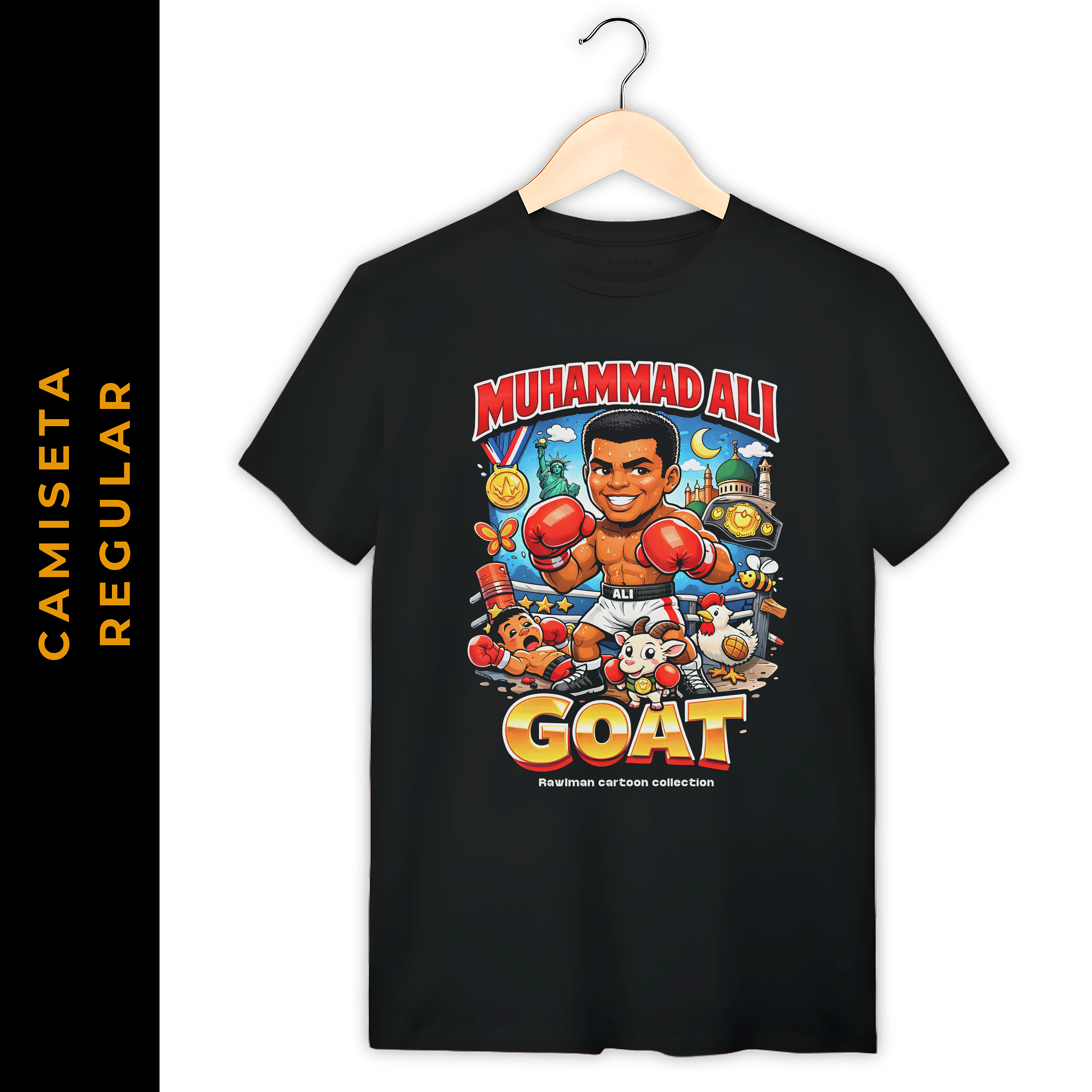 Regular Cartoon Boxe Muhammad Ali