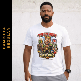 Nome do produto Regular Cartoon Boxe Tyson Fury
