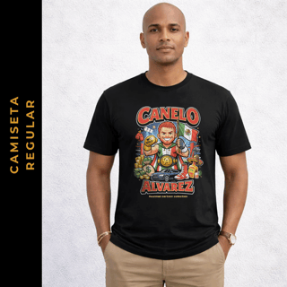 Nome do produto Regular Cartoon Boxe Saul Alvarez