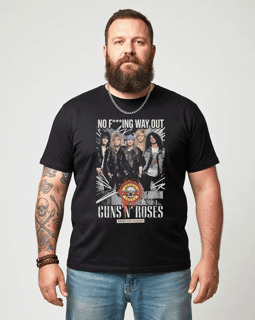 Nome do produto Plus Size Rock Guns N' Roses I