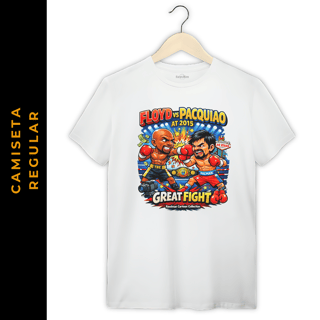 Regular Cartoon Boxe Floyd vs Pacquiao 2015