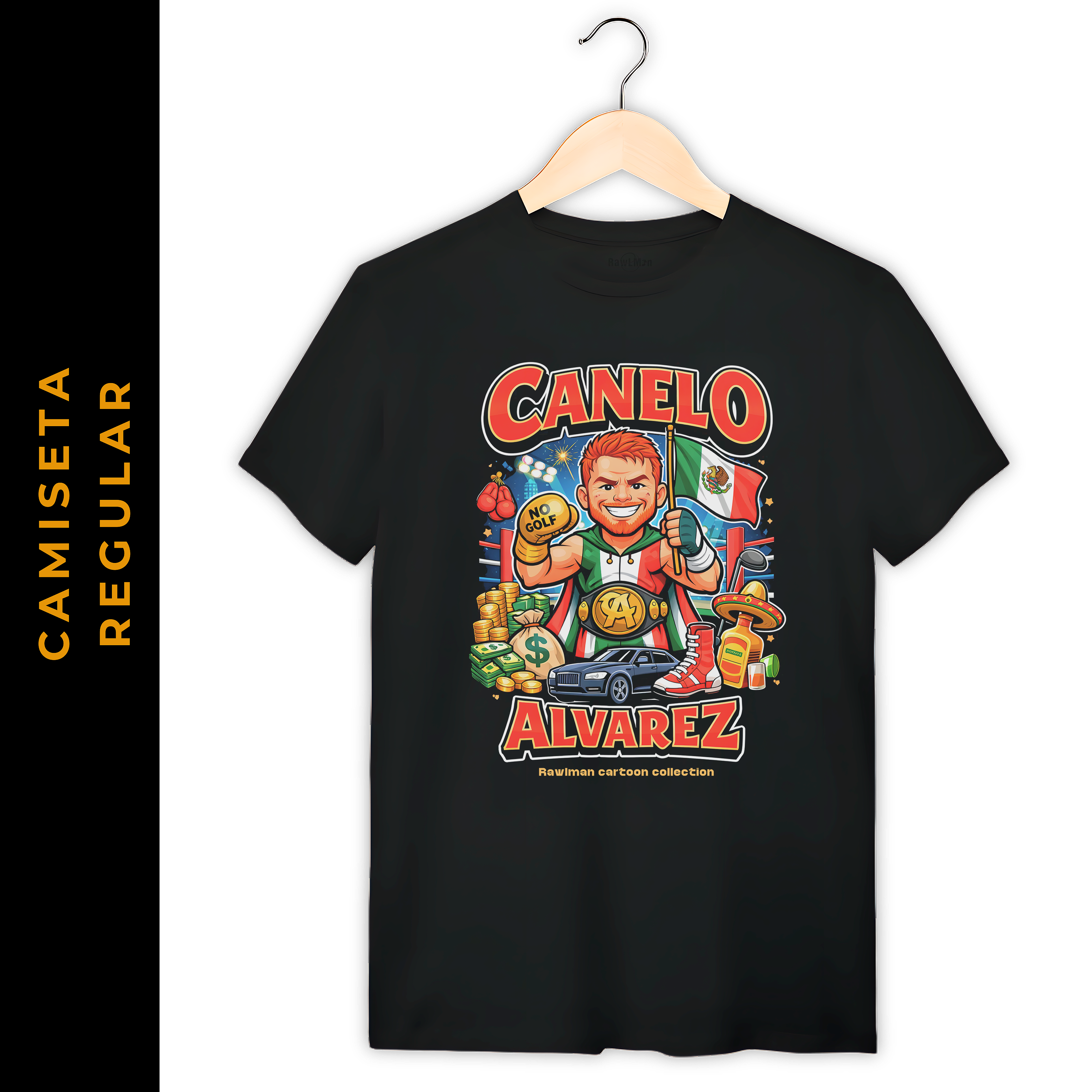 Regular Cartoon Boxe Saul Alvarez