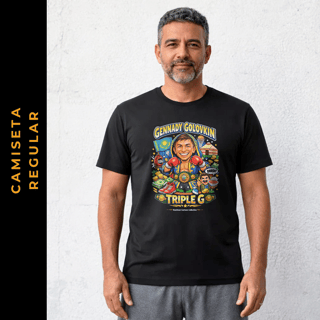 Nome do produto Regular Cartoon Boxe Gennady Golovkin