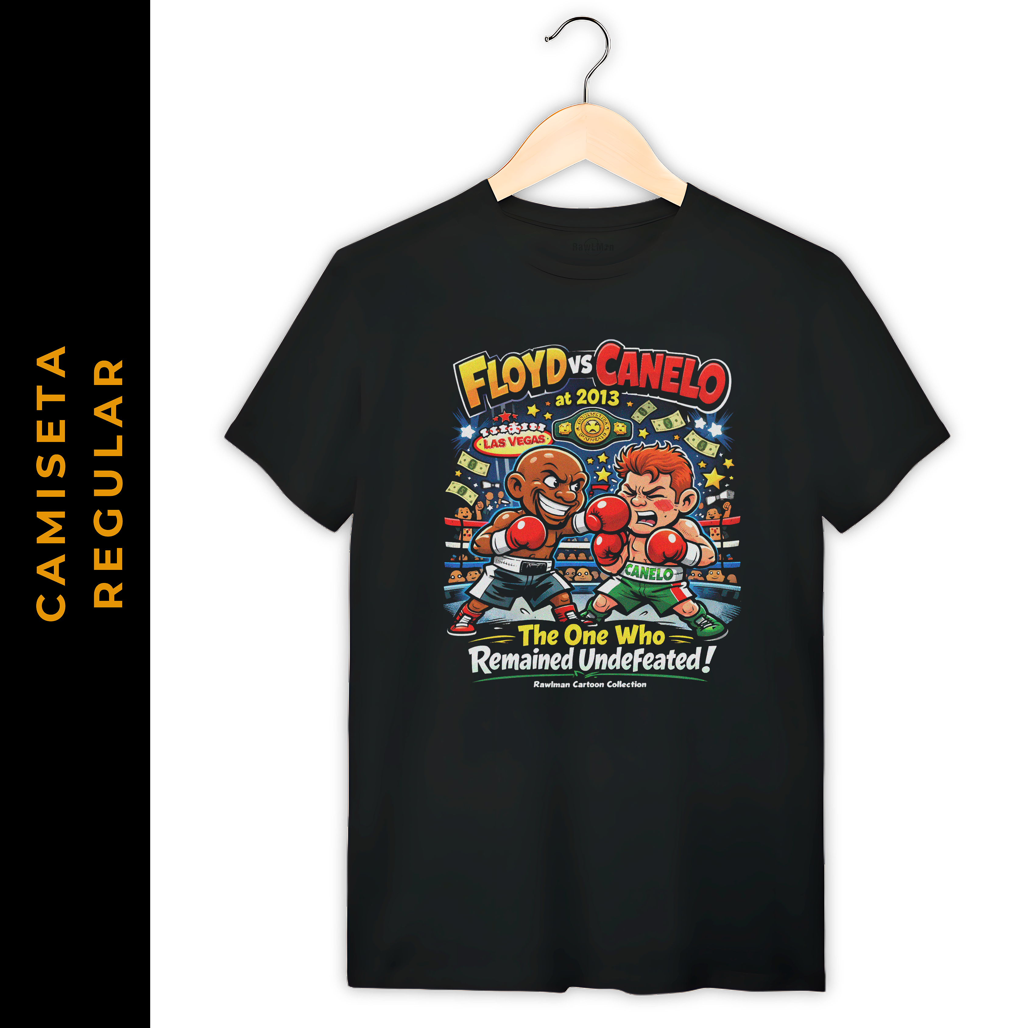 Regular Cartoon Boxe Floyd x Canelo 2013