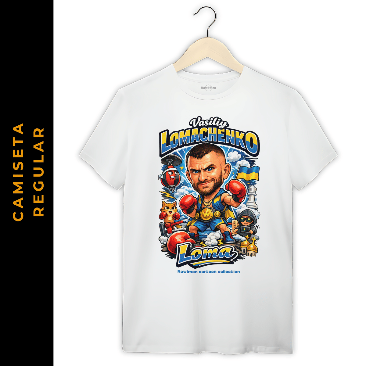 Nome do produto: Regular Cartoon Boxe Vasiliy Lomachenko