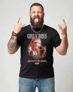 Nome do produto Plus Size Rock Guns N' Roses IV