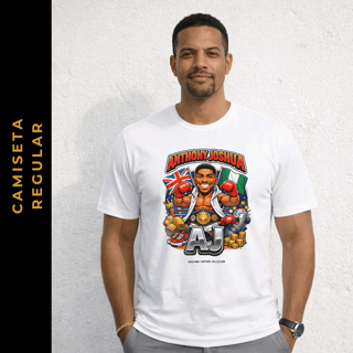 Nome do produto Regular Cartoon Boxe Anthony Joshua 
