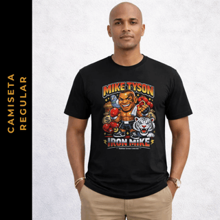 Nome do produto Regular Cartoon Boxe Mike Tyson II
