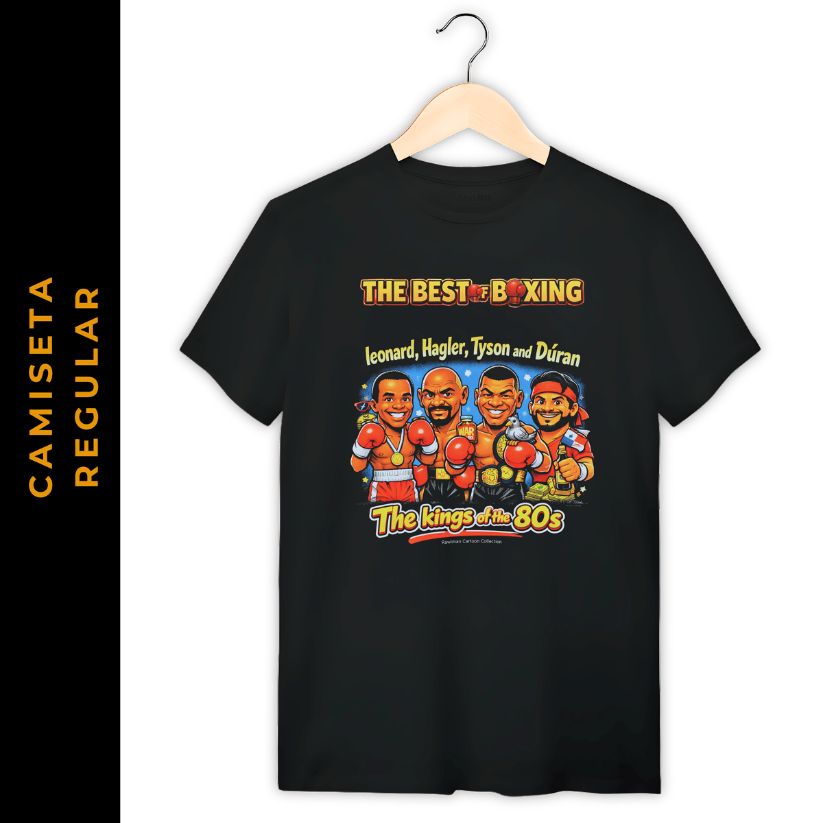 Nome do produto: Regular Cartoon Boxe The Kings of The 1980s